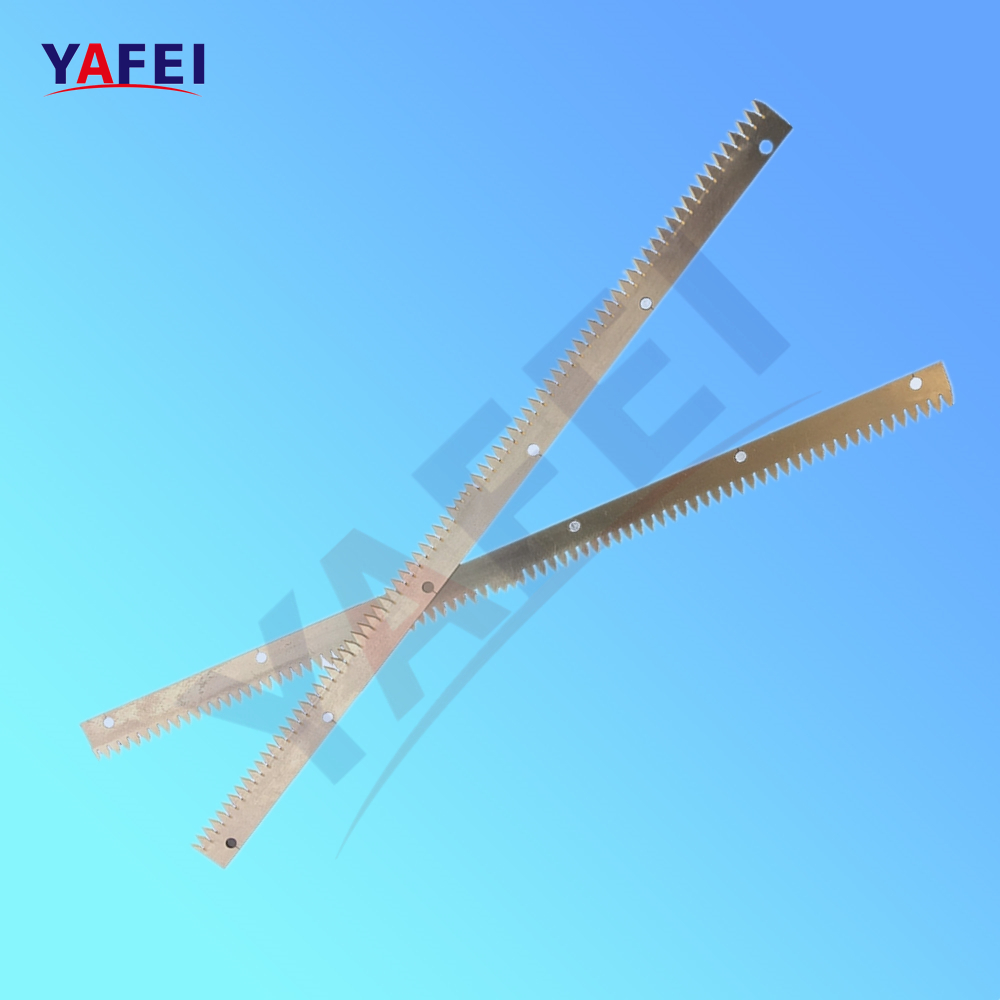 Toothed Blades for Vertical Form Fill Sealing Machine